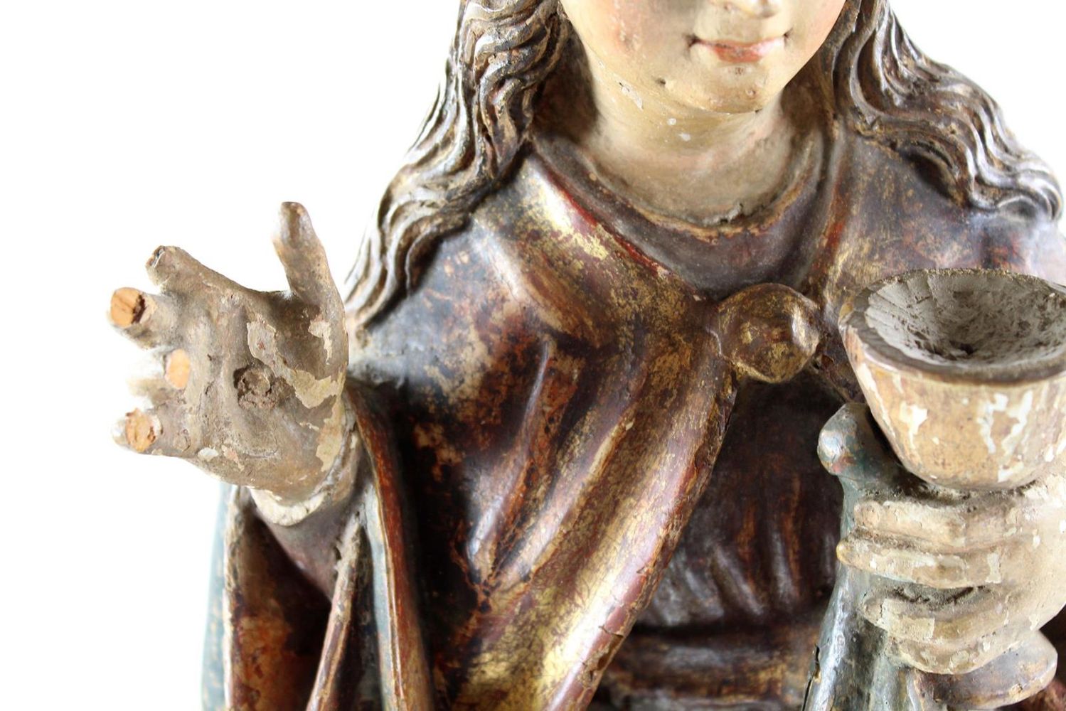 Große Abbildung Nr.5: 120-1836 Heilige Barbara.: (Volkskunst)