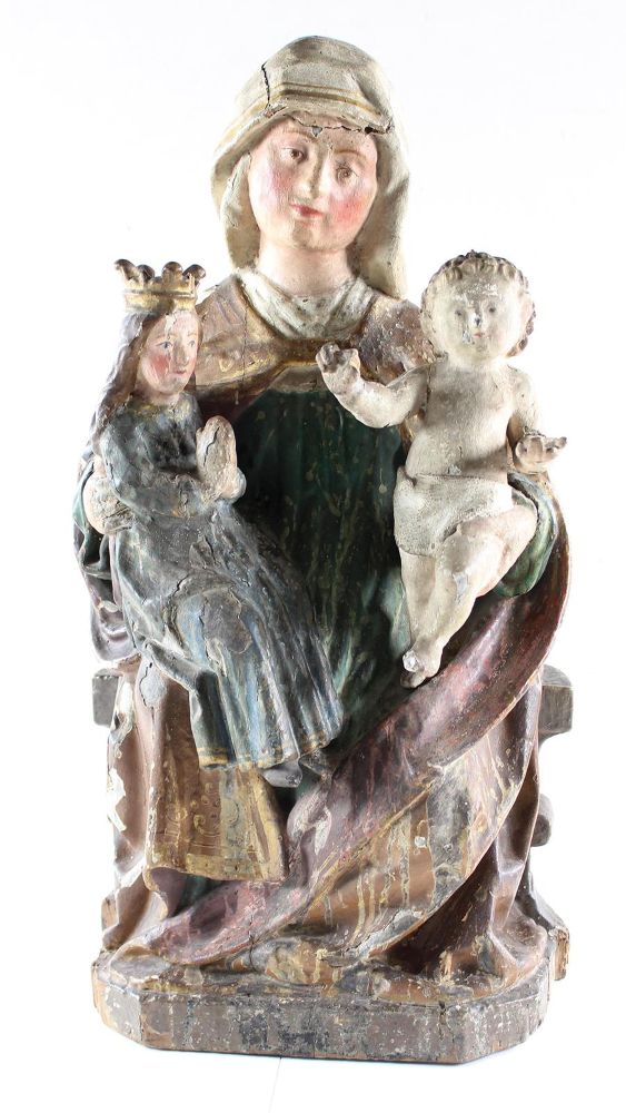 Große Abbildung Nr.1: 120-1840 Hl. Anna Selbdritt: (Volkskunst)