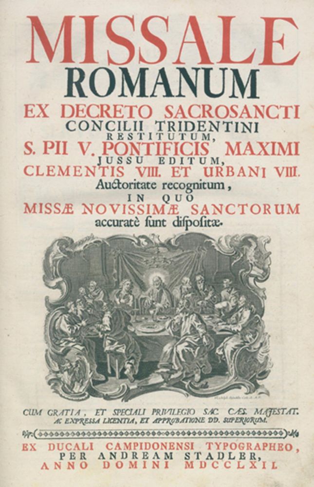Große Abbildung Nr.1: 120-186 Missale Romanum: (Missale)