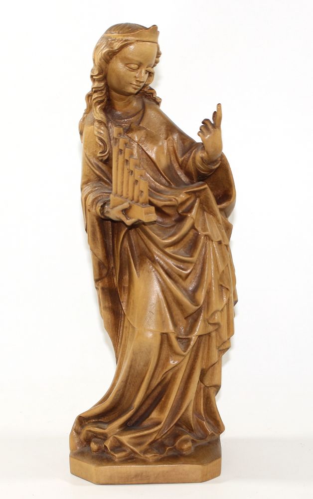 Große Abbildung Nr.1: 120-1865 Heilige Cäcilia: (Volkskunst, Religiöse Volkskunst)