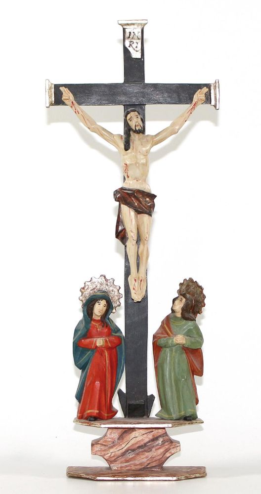 Große Abbildung Nr.1: 120-1867 Kl. Altarkreuz: (Volkskunst, Religiöse Volkskunst)