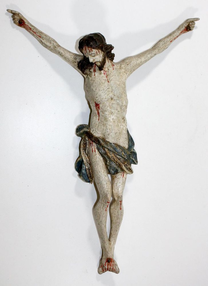 Große Abbildung Nr.1: 120-1871 Korpus Christi 18.Jh.: (Volkskunst, Religiöse Volkskunst)