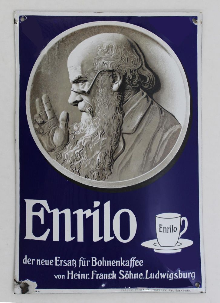 Große Abbildung Nr.1: 120-1904 Enrilo Ludwigsburg: (Werbung, Emailleschilder)