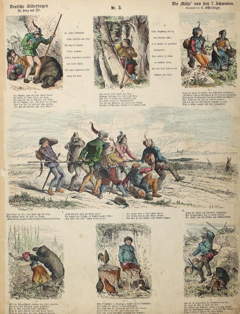 Große Abbildung Nr.1: 120-1962 Deutsche Bilderbogen.: (Varia, Bilderbogen)