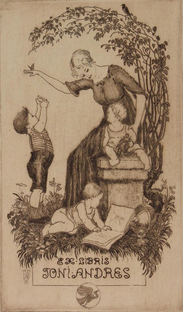 Große Abbildung Nr.2: 120-1982 Exlibris.: (Varia, Exlibris)