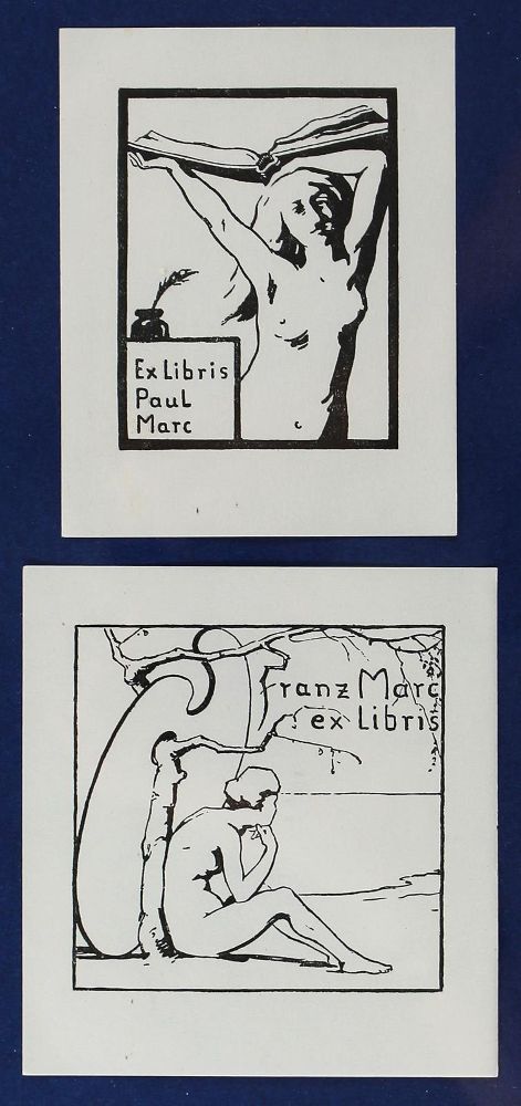 Große Abbildung Nr.1: 120-1985 Marc, Franz: (Varia, Exlibris)