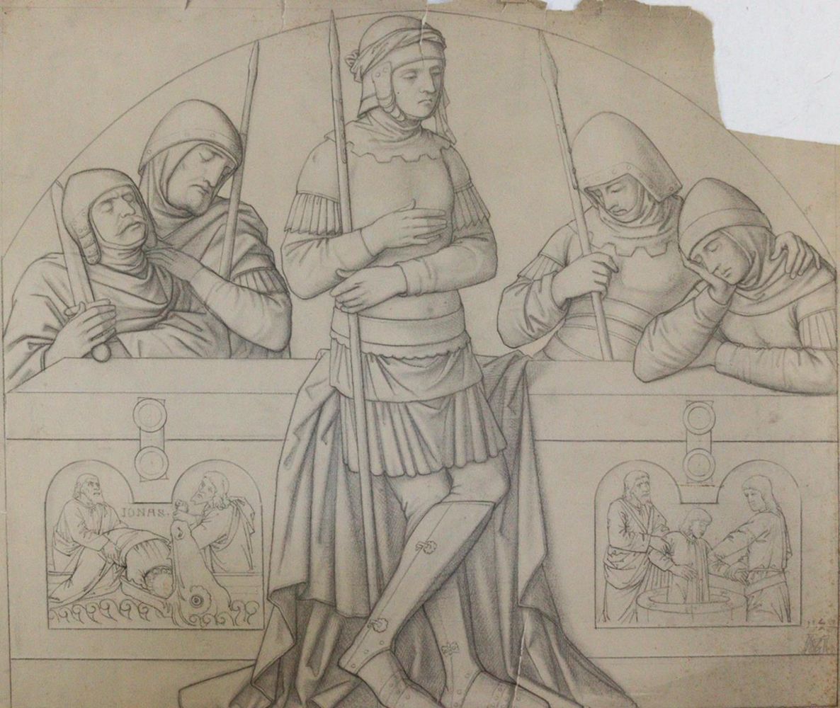 Große Abbildung Nr.1: 120-1992 Fünf Soldaten,: (Varia)