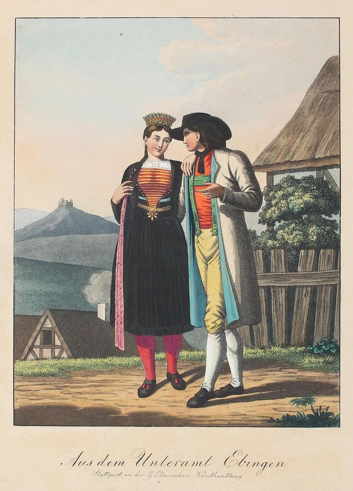 Große Abbildung Nr.1: 120-2037 Württemberg.: (Varia, Mode und Trachten, Trachten)