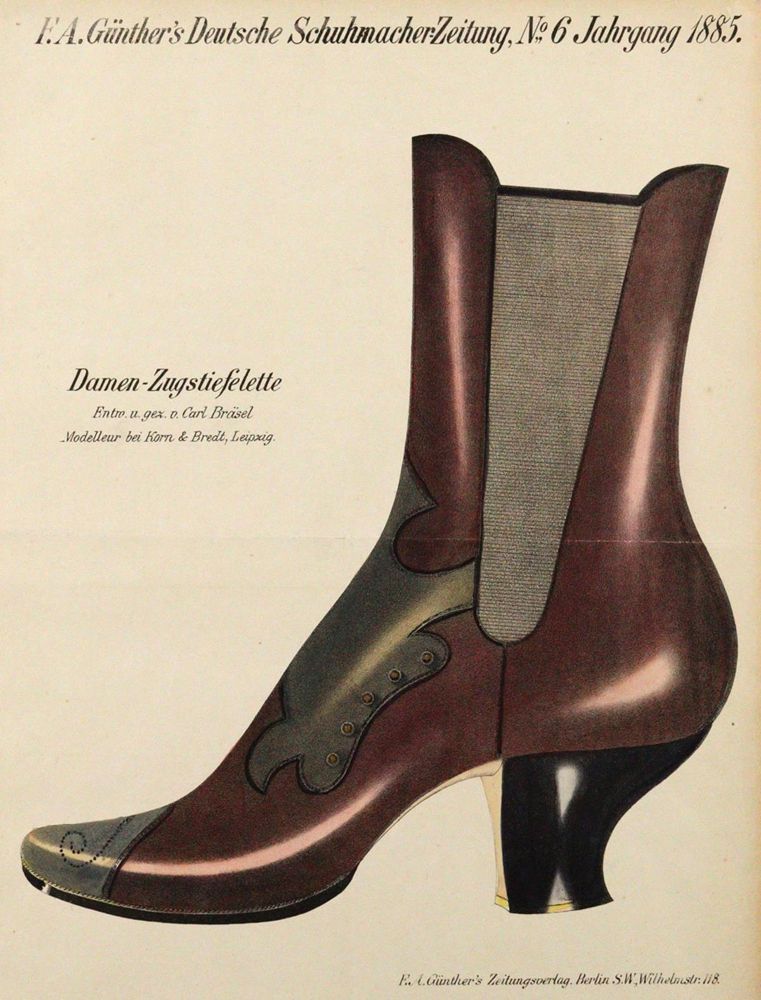Große Abbildung Nr.1: 120-2042 Damenschuhmode.: (Varia, Plakate)