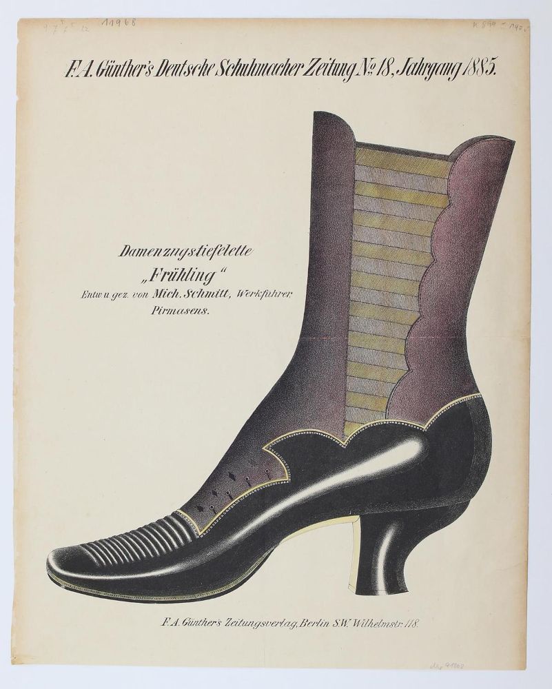 Große Abbildung Nr.3: 120-2042 Damenschuhmode.: (Varia, Plakate)