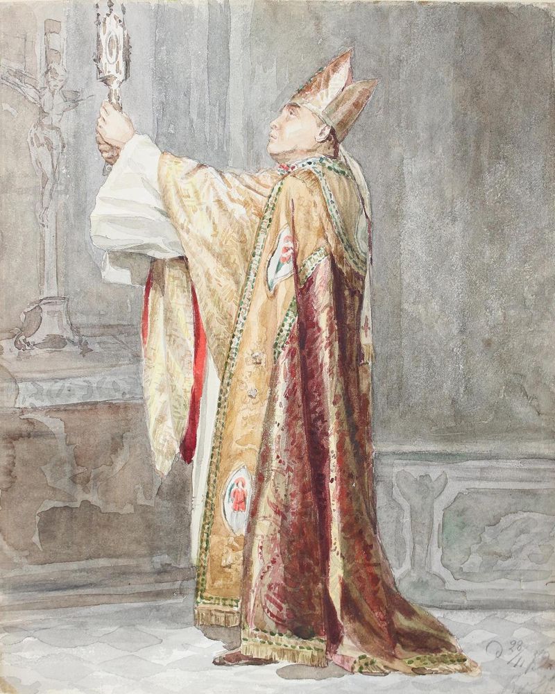Große Abbildung Nr.1: 120-2048 Bischof Christian Schreiber: (Varia, Portrait)