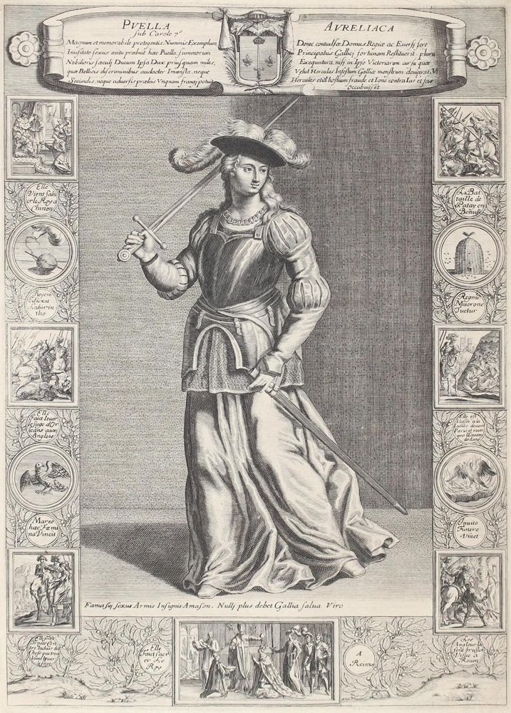 Große Abbildung Nr.1: 120-2058 Johanna von Orléans.: (Varia, Portrait)