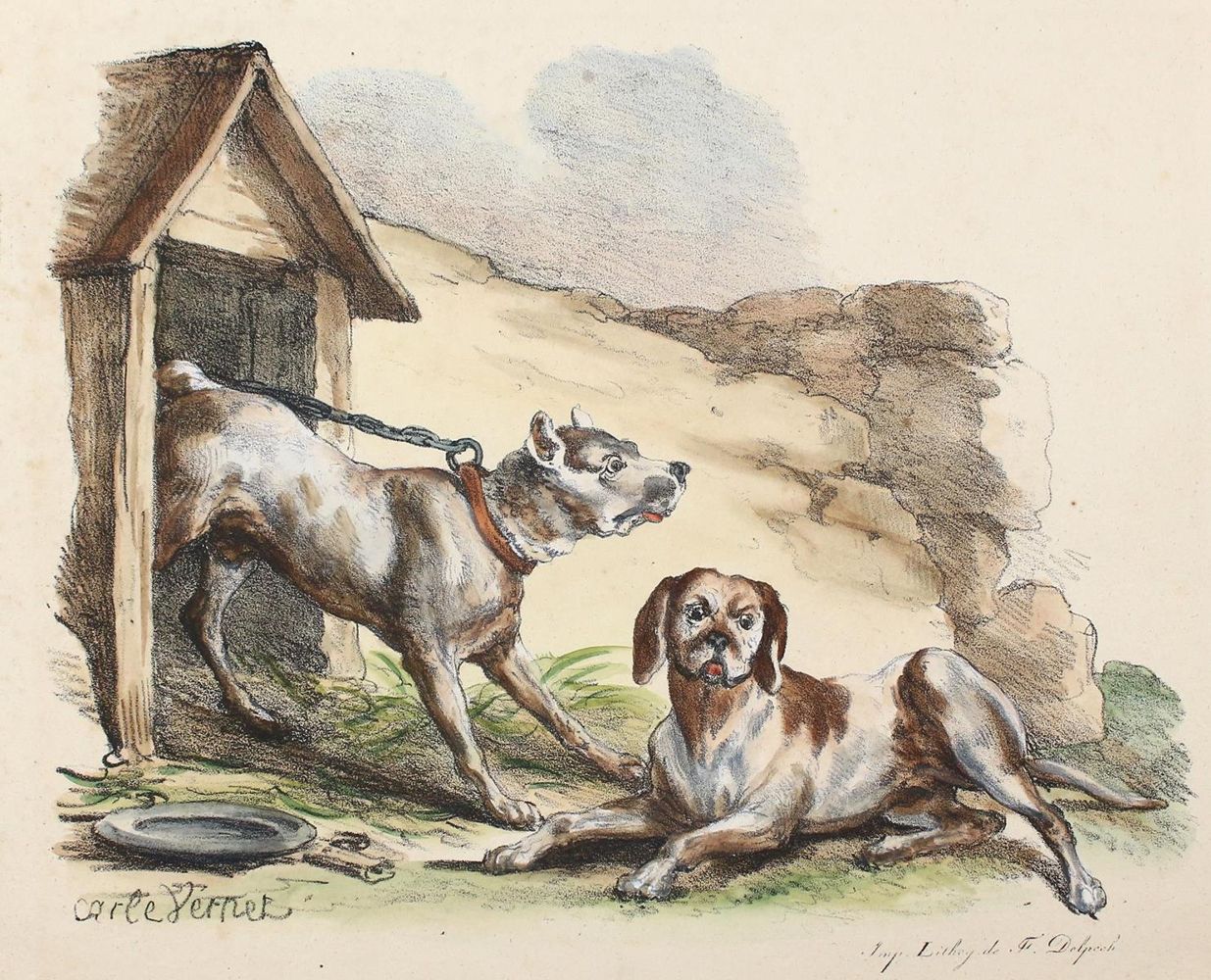 Große Abbildung Nr.5: 120-2085 Delpech, Francois-Séraphin: (Varia, Tierhaltung)