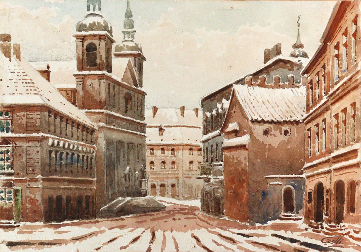 Große Abbildung Nr.1: 120-2089 Unbekannte Stadtansicht: (Varia)