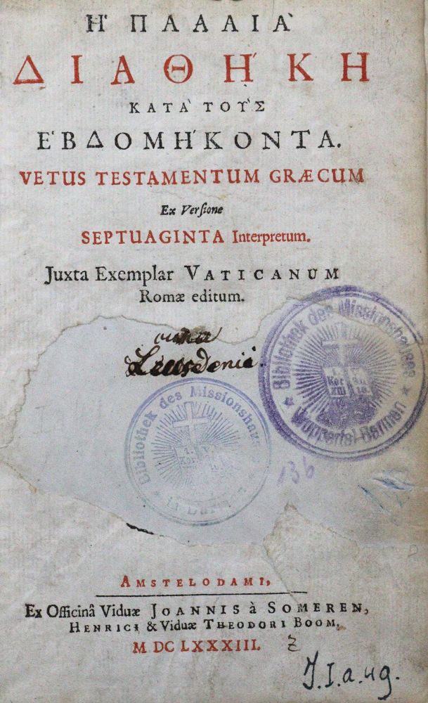 Große Abbildung Nr.1: 120-21 Biblia germanica.: (Bibeln)