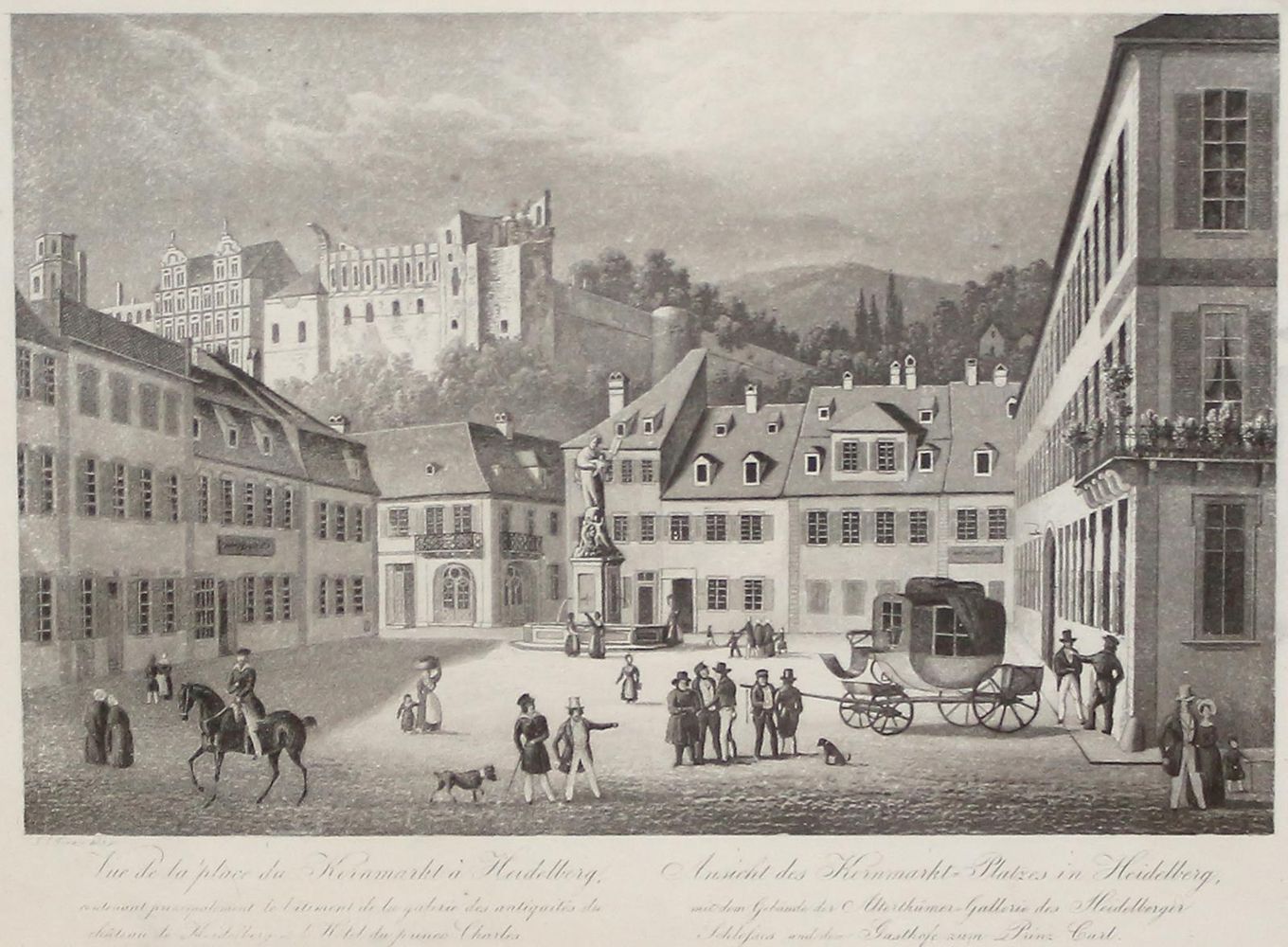 Große Abbildung Nr.1: 120-2105 Heidelberg.: (Deutschland, Baden-Württemberg)