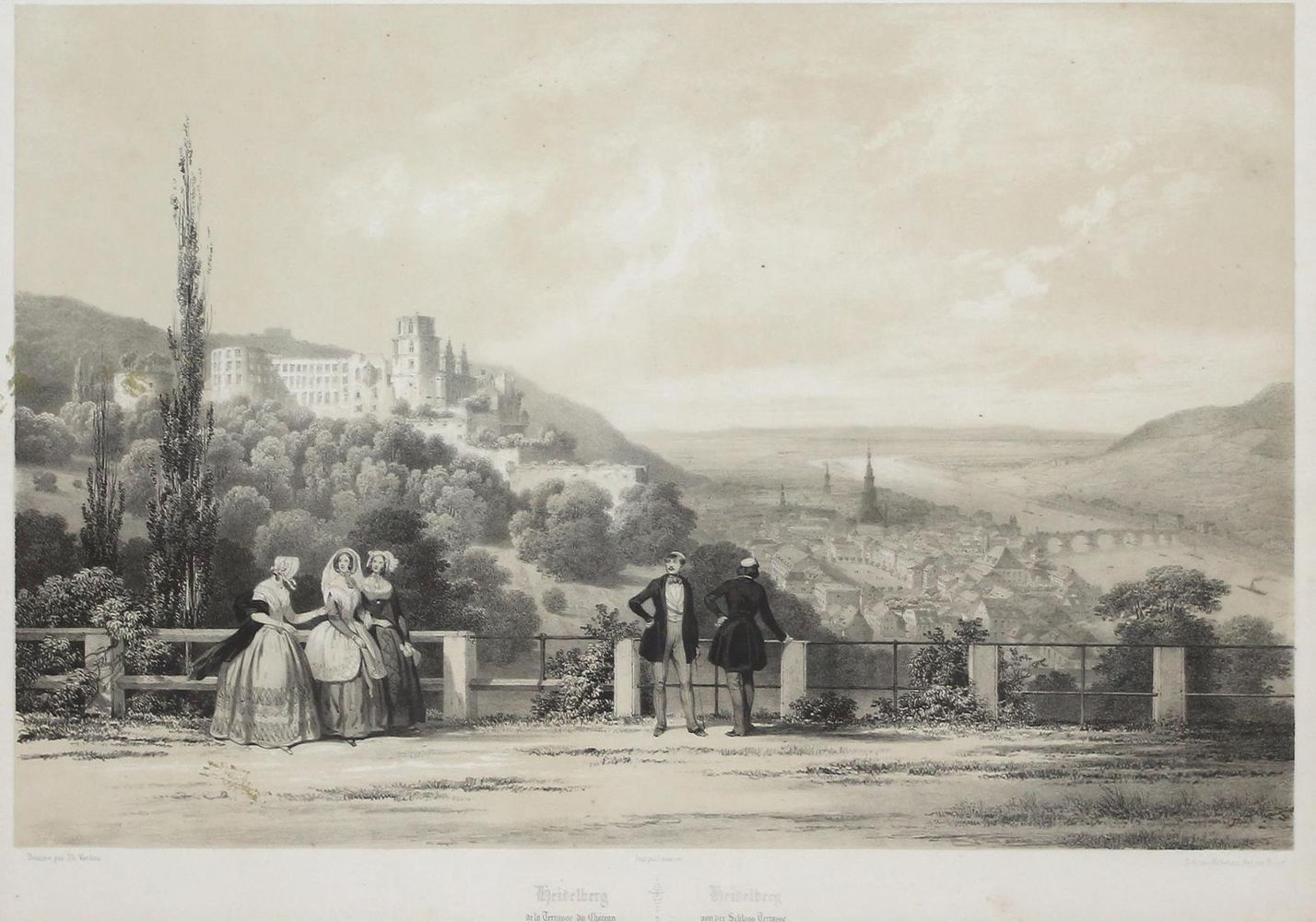 Große Abbildung Nr.2: 120-2106 Heidelberg.: (Deutschland, Baden-Württemberg)
