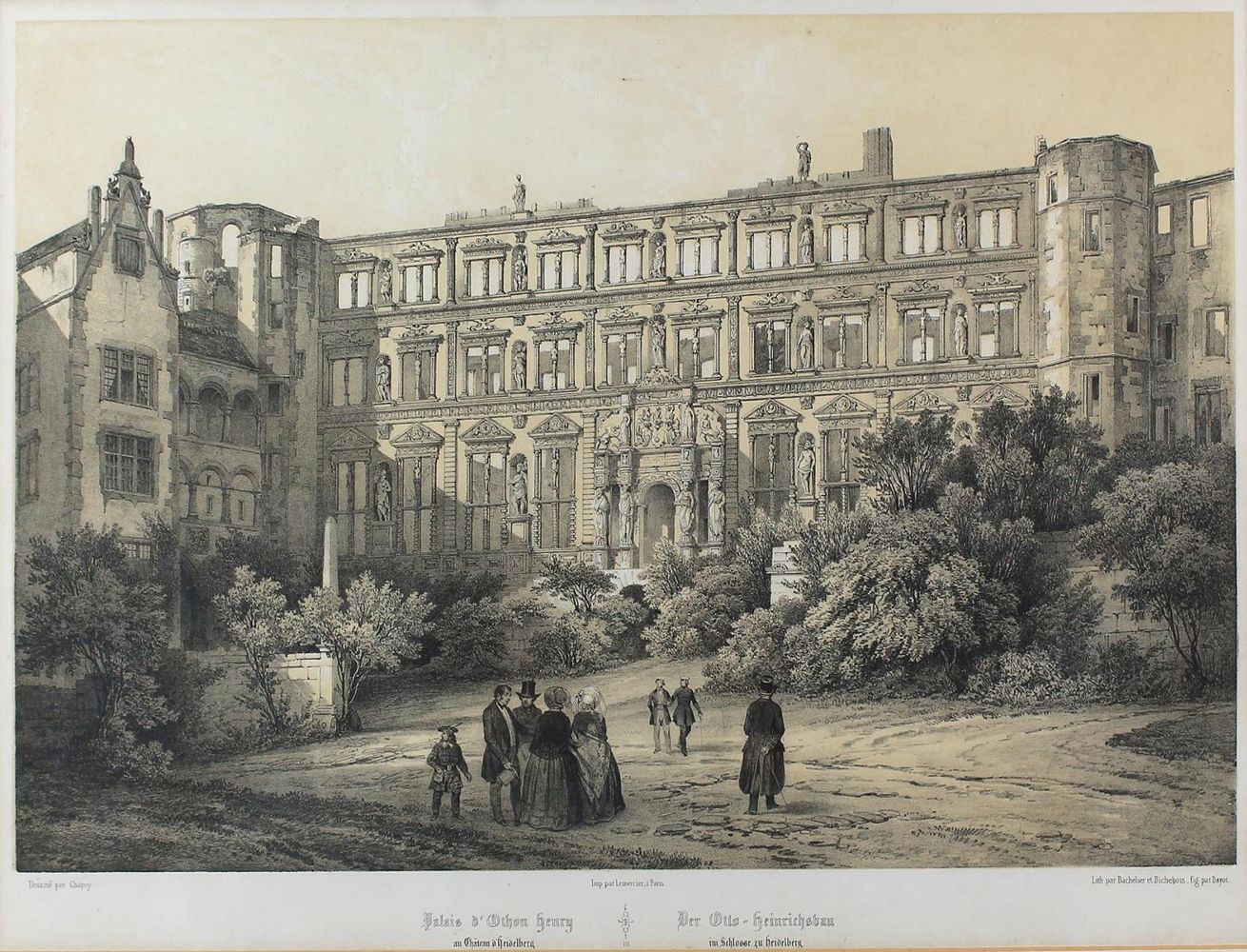 Große Abbildung Nr.1: 120-2109 Heidelberger Schloss.: (Deutschland, Baden-Württemberg)