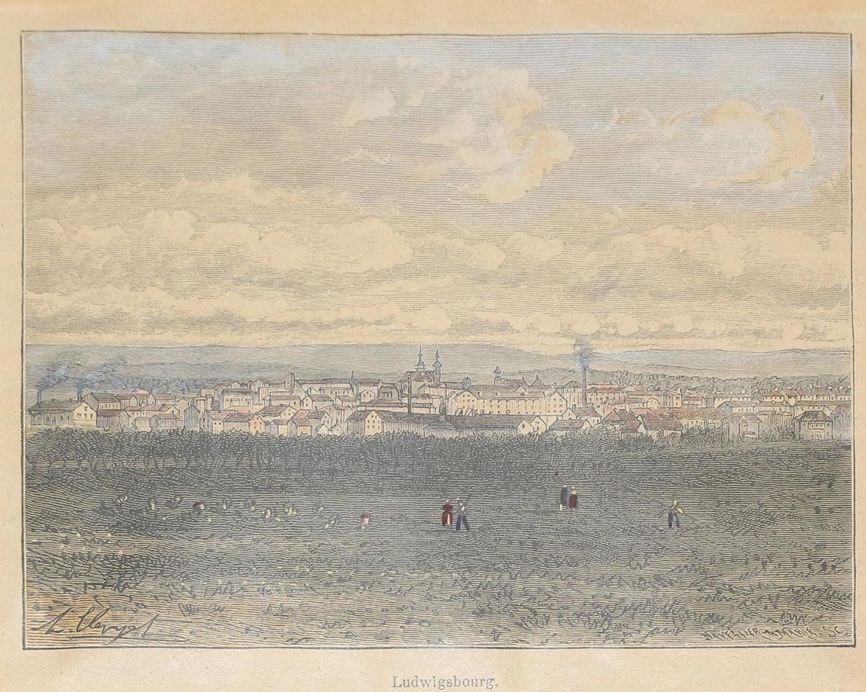 Große Abbildung Nr.3: 120-2113 Ludwigsburg: (Deutschland, Baden-Württemberg)