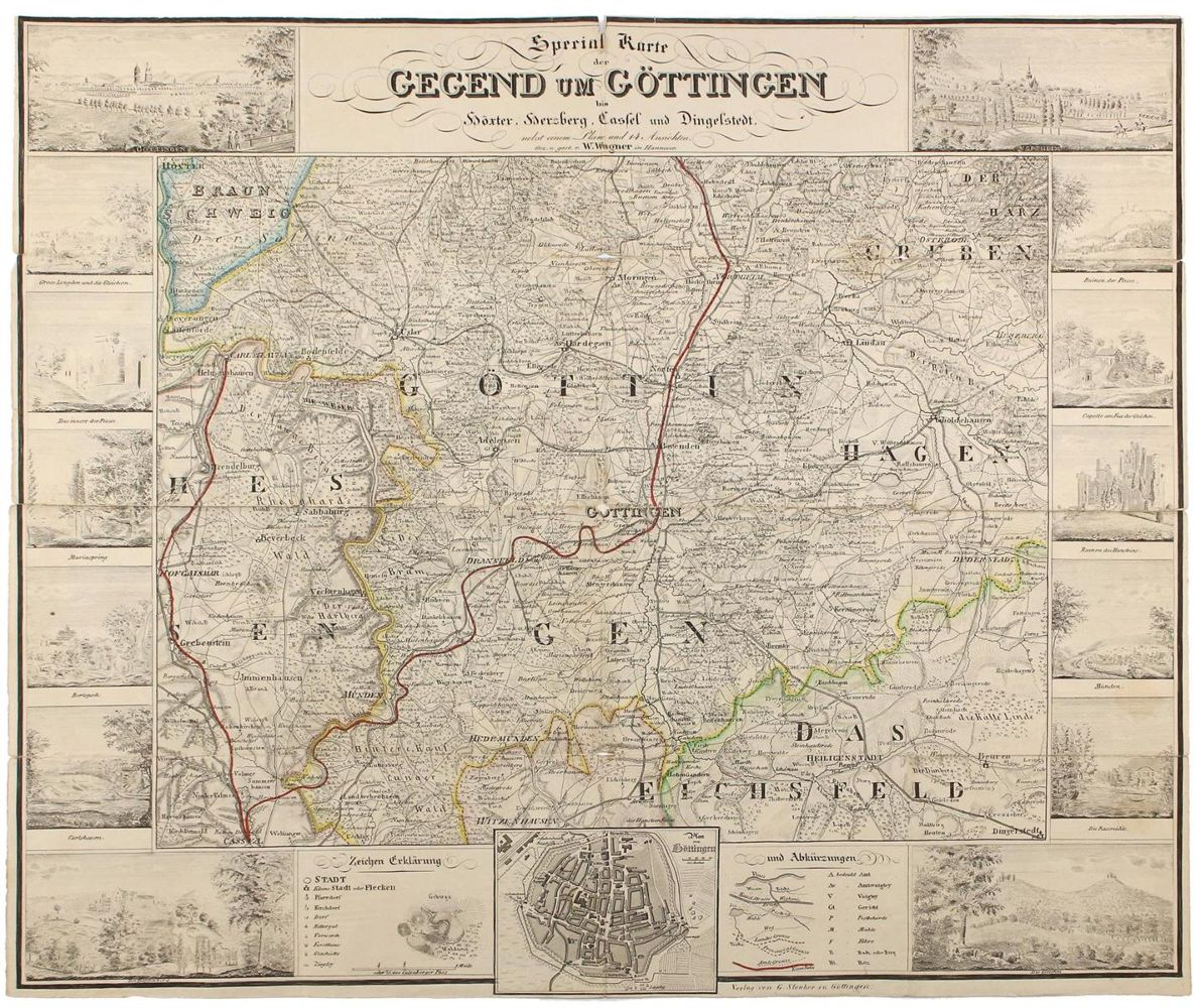 Große Abbildung Nr.1: 120-2156 Göttingen.: (Deutschland, Göttingen)