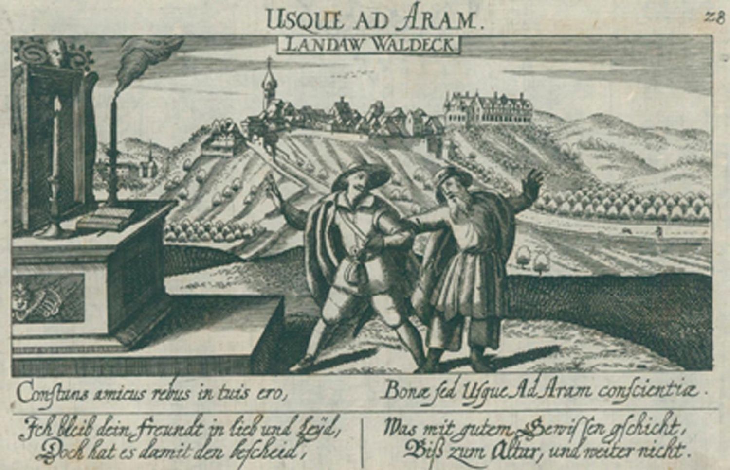 Große Abbildung Nr.1: 120-2191 Landau, Hessen-Waldeck.: (Deutschland)