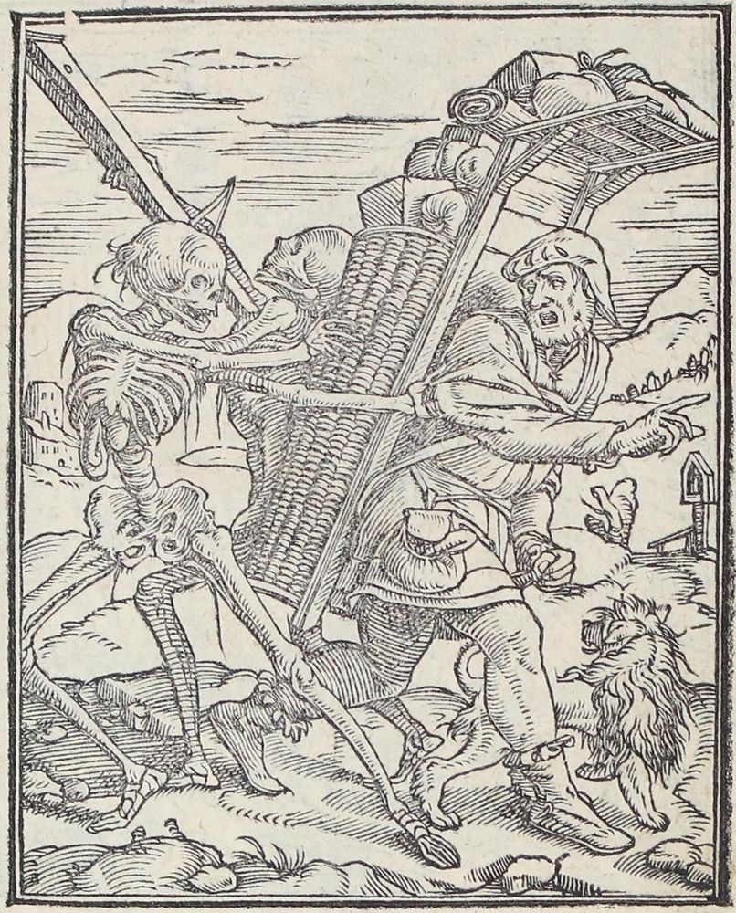 Große Abbildung Nr.2: 120-220 (Holbein,H.).: (Totentanz)