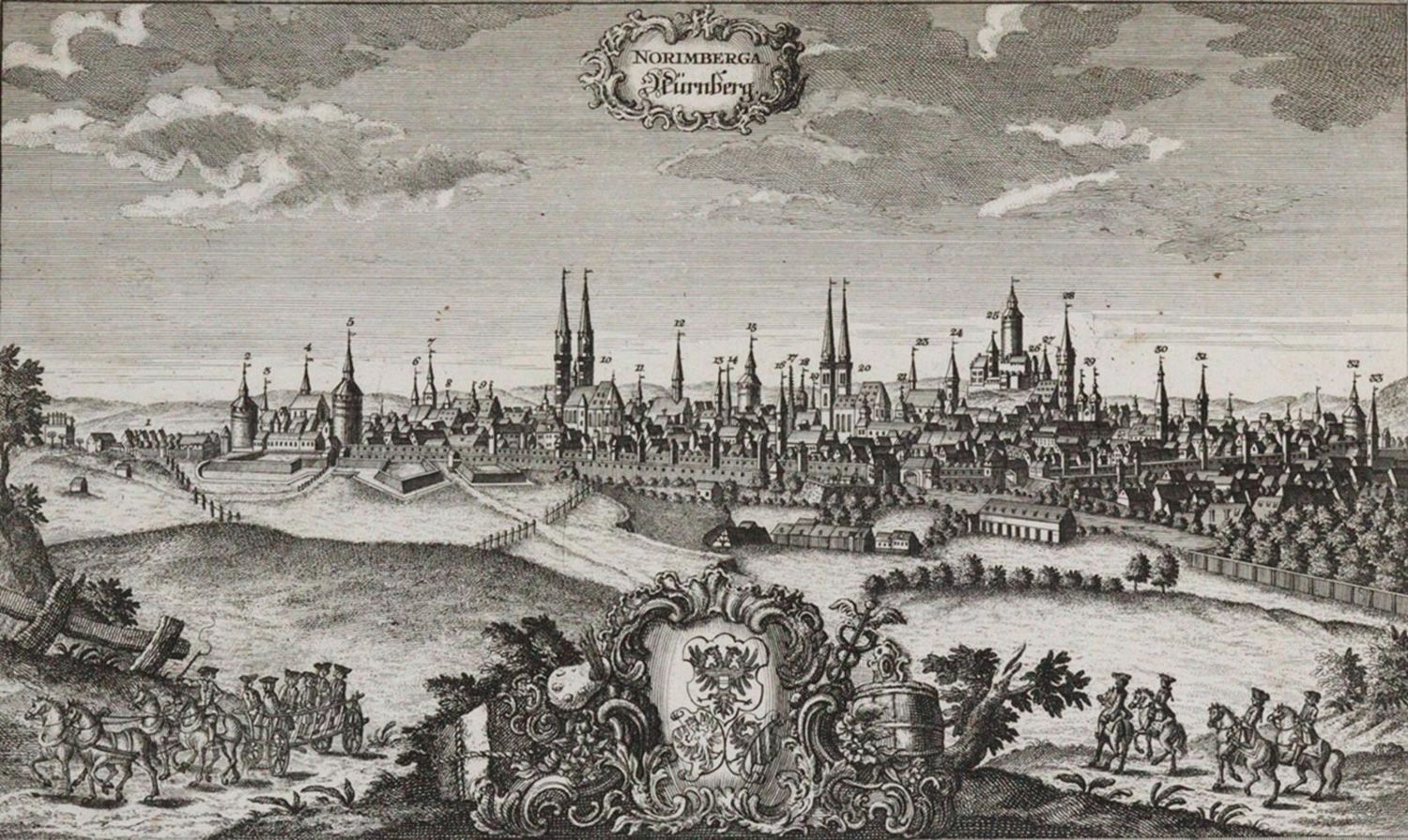 Große Abbildung Nr.1: 120-2217 Nürnberg.: (Deutschland)