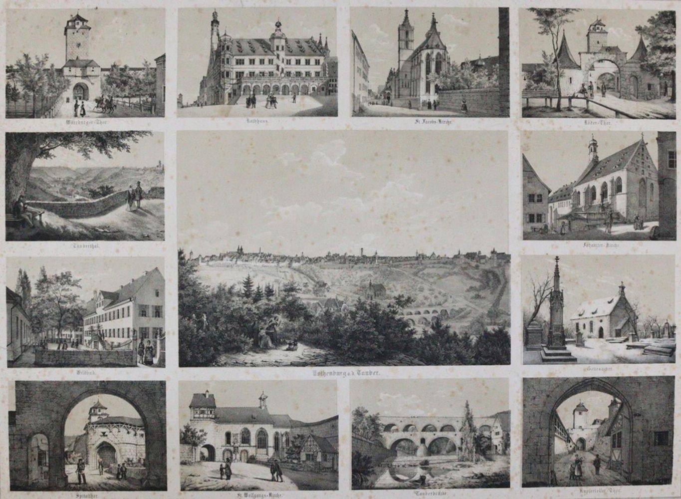Große Abbildung Nr.1: 120-2240 Rothenburg ob der Tauber.: (Deutschland)