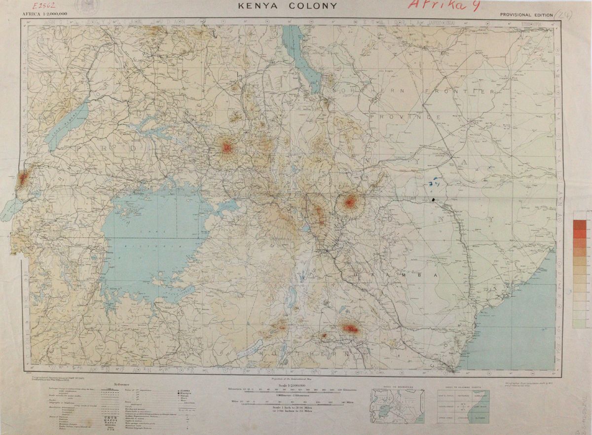 Große Abbildung Nr.1: 120-2296 Britisch Kenia.: (Ausland, Afrika, Kenia)