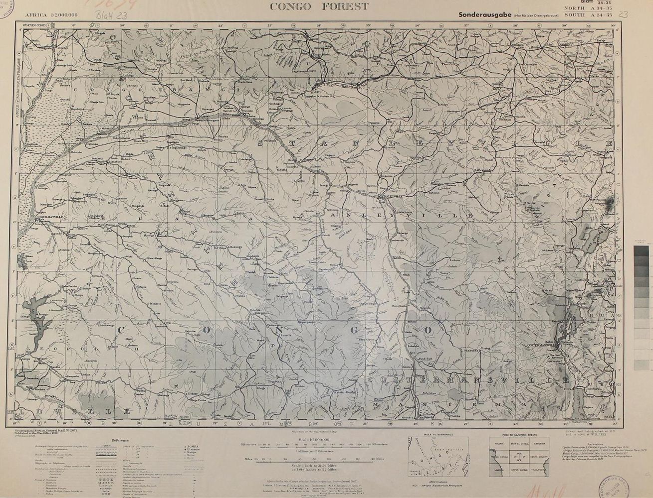 Große Abbildung Nr.1: 120-2299 Regenwald.: (Ausland, Afrika, Kongo)