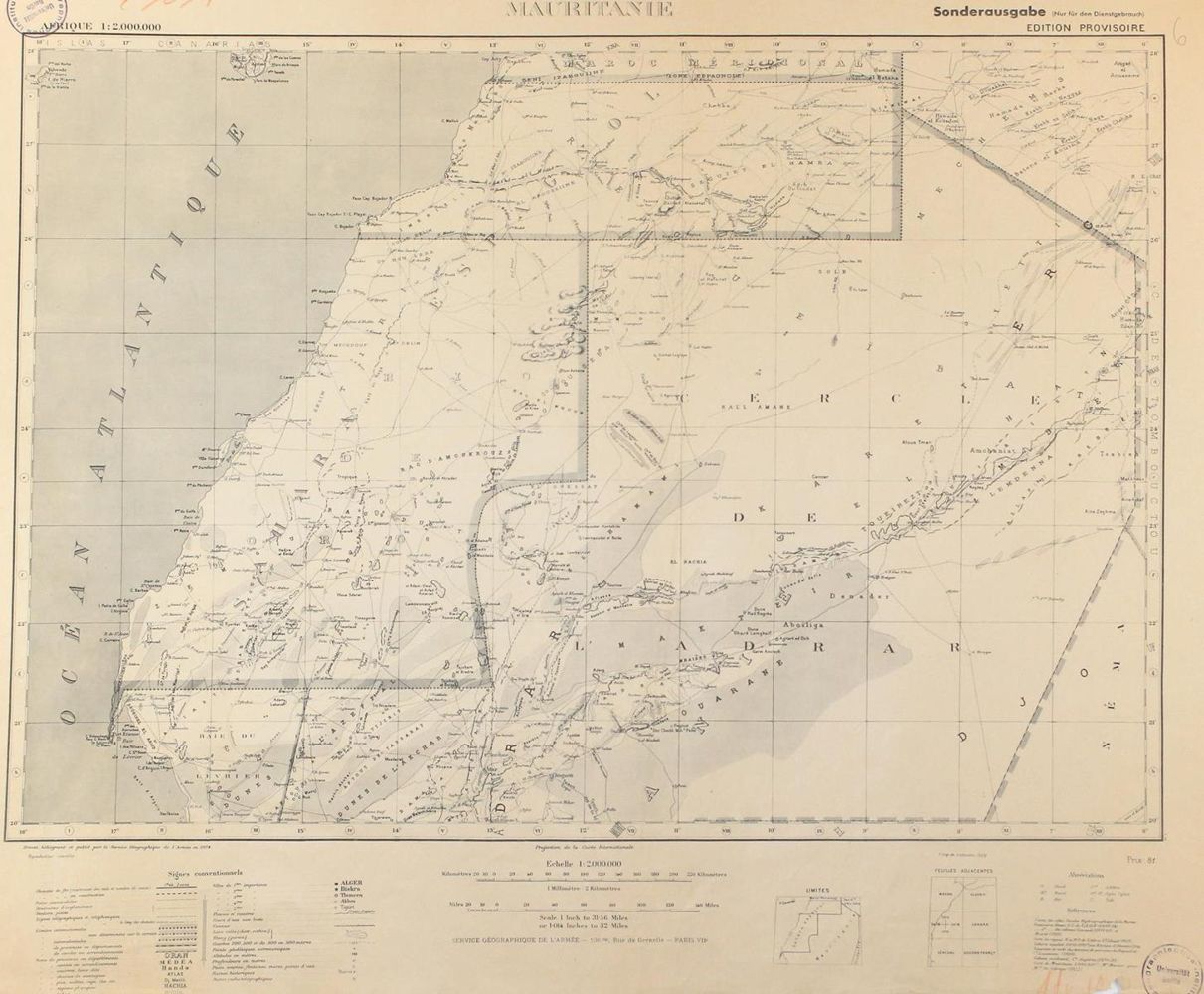 Große Abbildung Nr.1: 120-2305 Mauretanien.: (Ausland, Afrika)