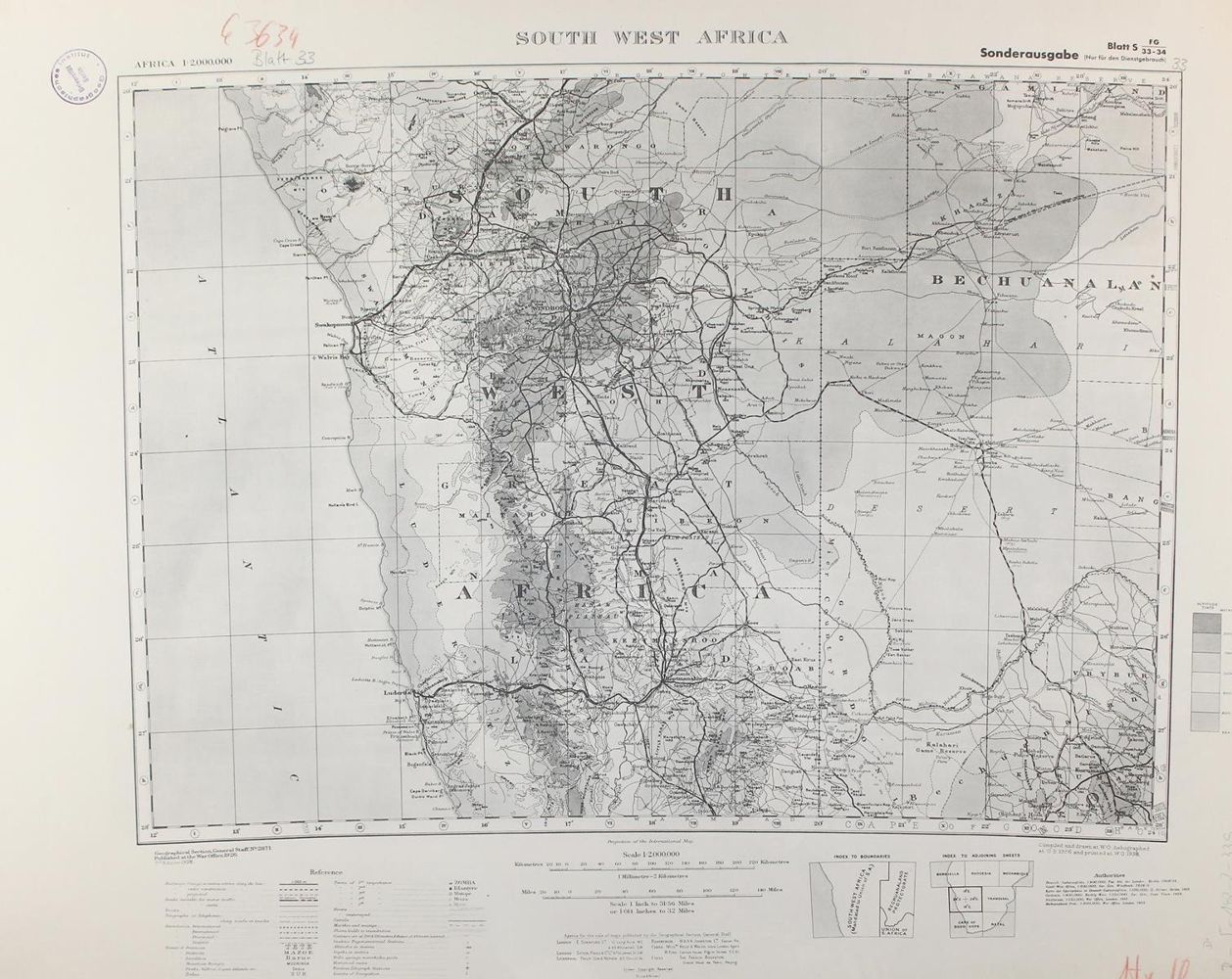 Große Abbildung Nr.1: 120-2308 Namibia.: (Ausland, Afrika)