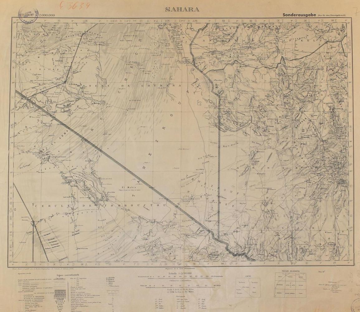 Große Abbildung Nr.1: 120-2312 Sahara.: (Ausland, Afrika)