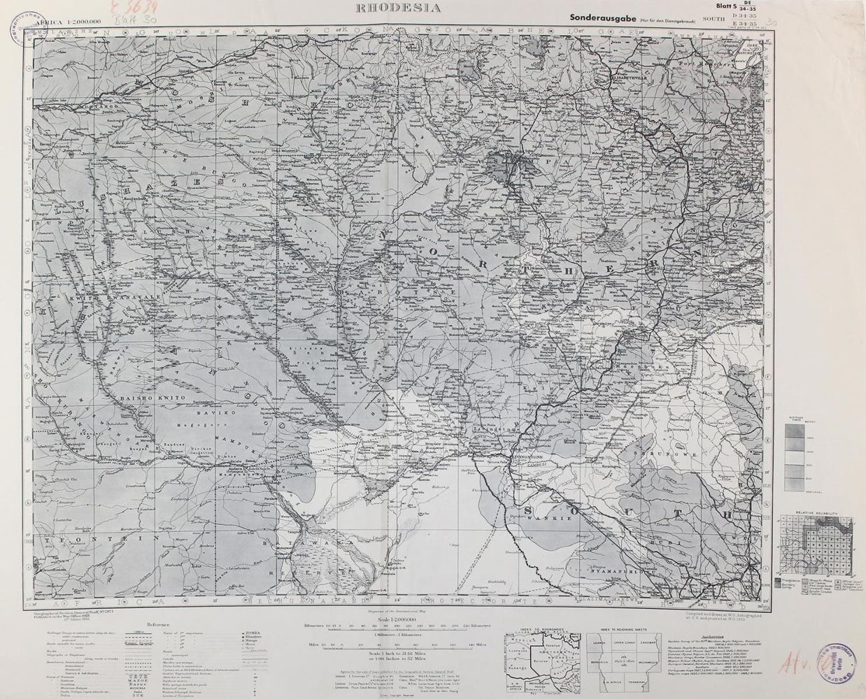 Große Abbildung Nr.1: 120-2314 Simbabwe.: (Ausland, Afrika)