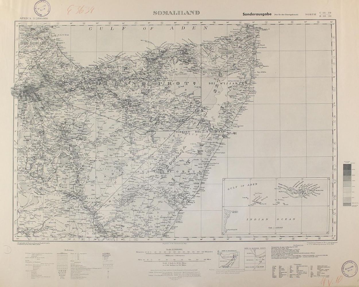 Große Abbildung Nr.1: 120-2315 Somalia.: (Ausland, Afrika)