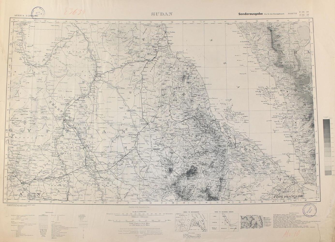 Große Abbildung Nr.1: 120-2318 Sudan.: (Ausland, Afrika)