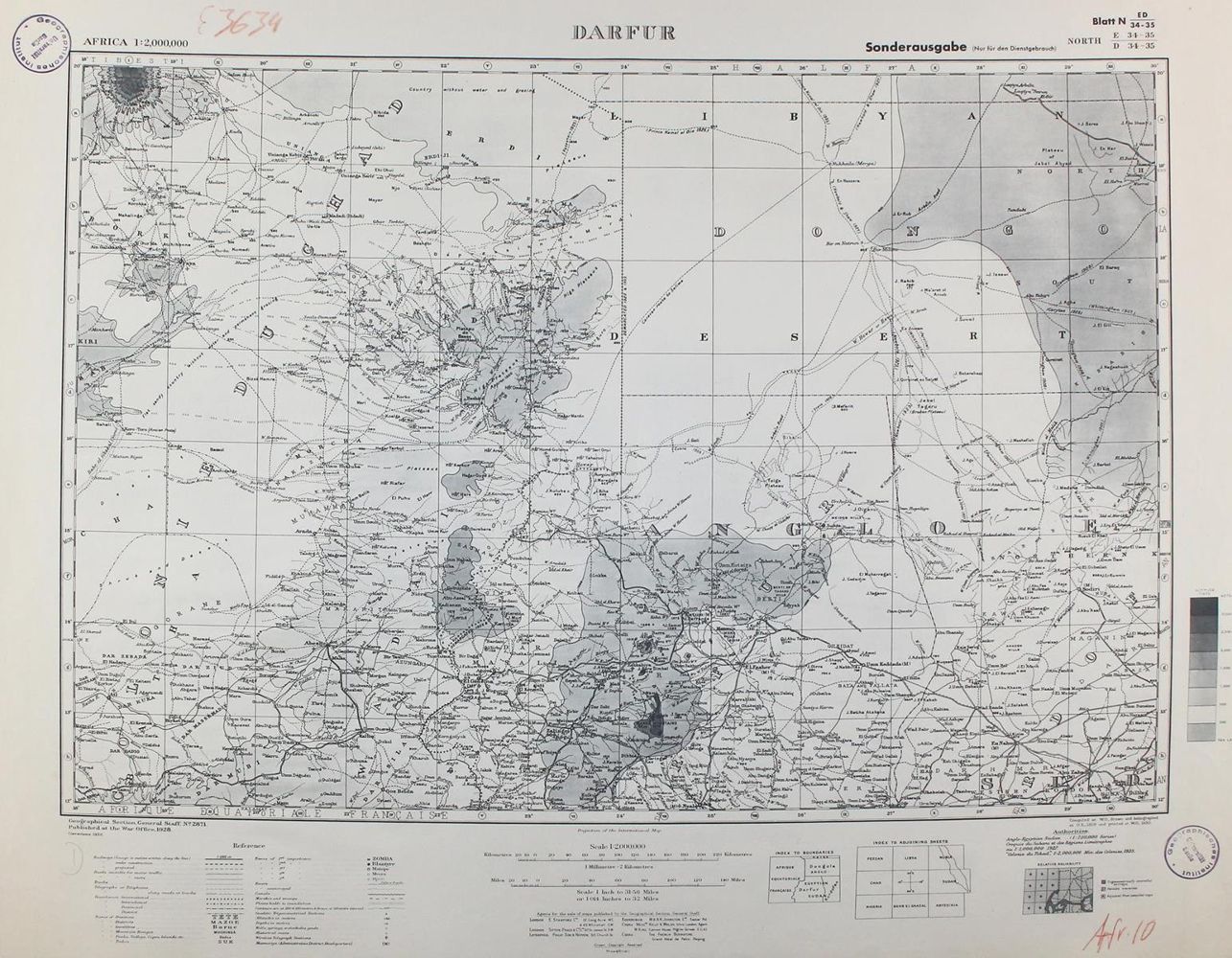 Große Abbildung Nr.1: 120-2319 Darfur.: (Ausland, Afrika, Sudan)