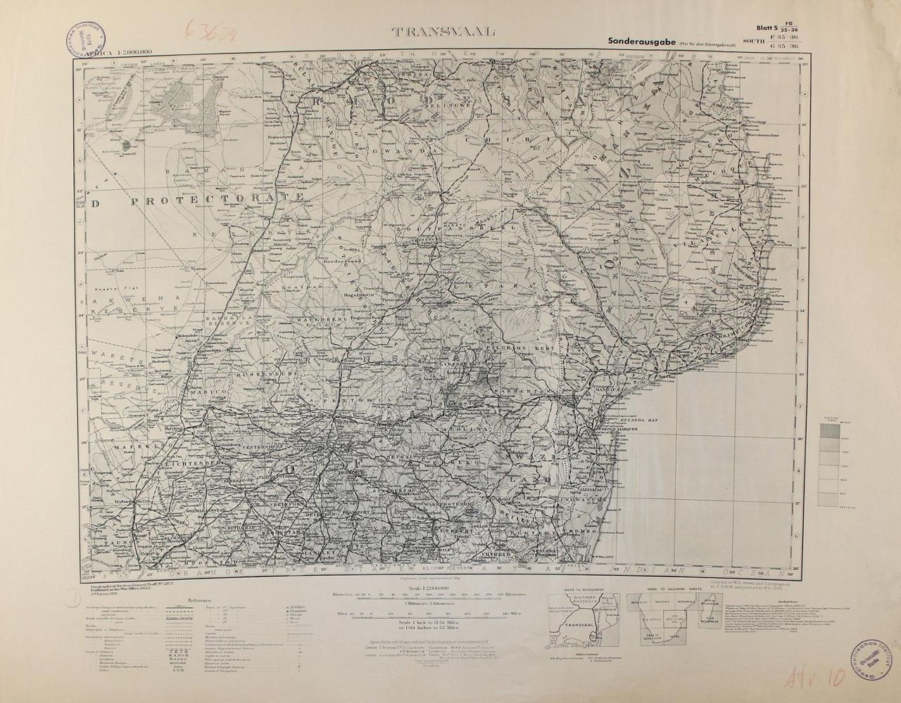 Große Abbildung Nr.1: 120-2324 Transvaal.: (Ausland, Afrika)
