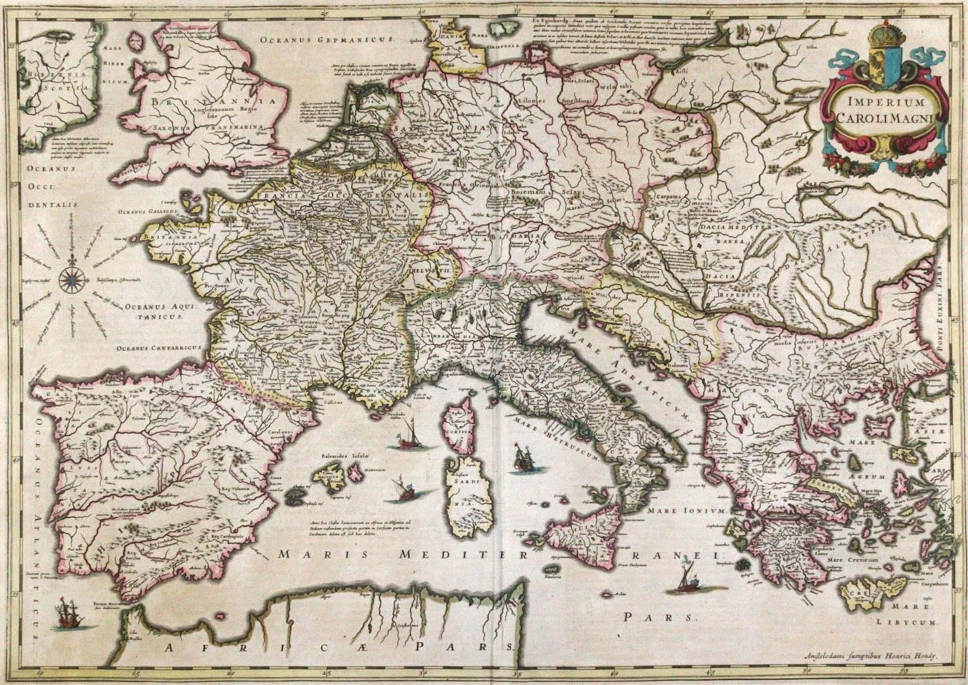 Große Abbildung Nr.1: 120-2361 Mittel- und Südeuropa.: (Ausland, Europa)
