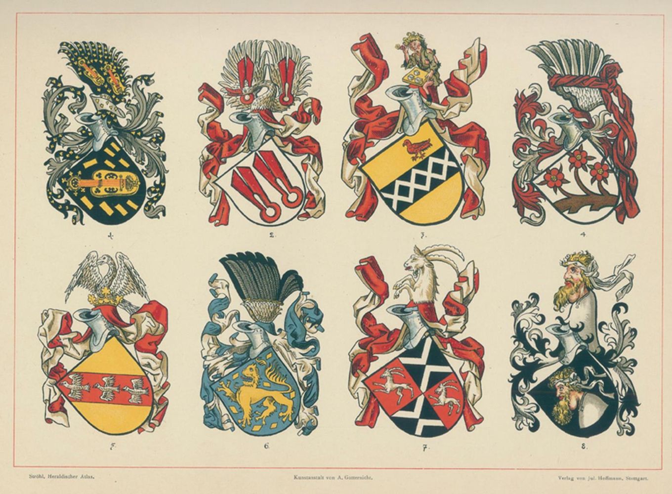 Große Abbildung Nr.1: 120-237 Ströhl,H.G.: (Genealogie und Heraldik)