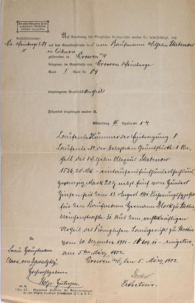 Große Abbildung Nr.1: 120-239 Zawadzky.: (Genealogie und Heraldik)