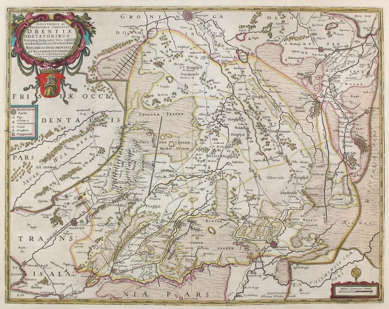 Große Abbildung Nr.2: 120-2442 Drente u. Overijssel.: (Ausland, Niederlande)