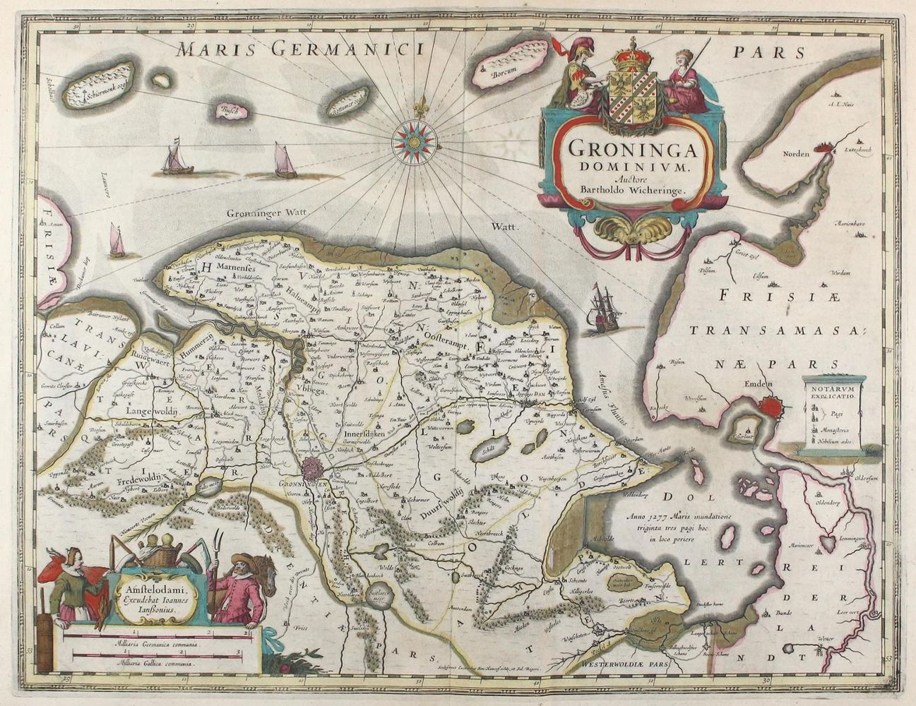Große Abbildung Nr.1: 120-2443 Groningen u. Friesland.: (Ausland, Niederlande)