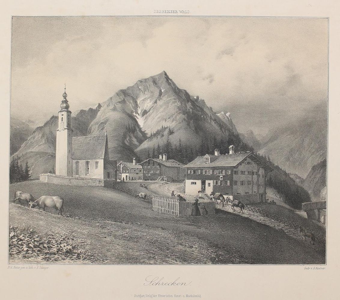 Große Abbildung Nr.1: 120-2454 Bregenzer Wald.: (Ausland, Österreich)