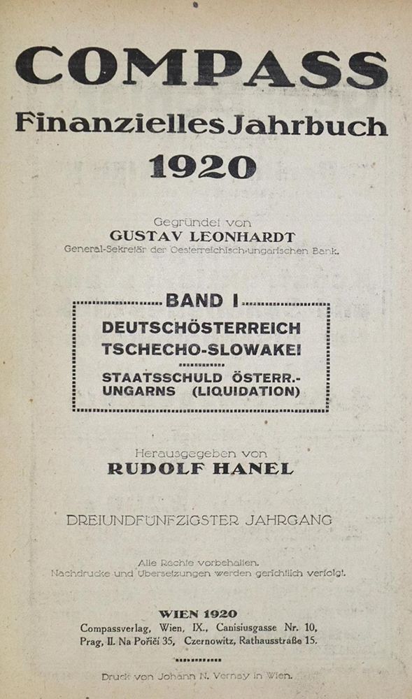 Große Abbildung Nr.1: 120-249 Compass.: (Wirtschaft, Österreich)