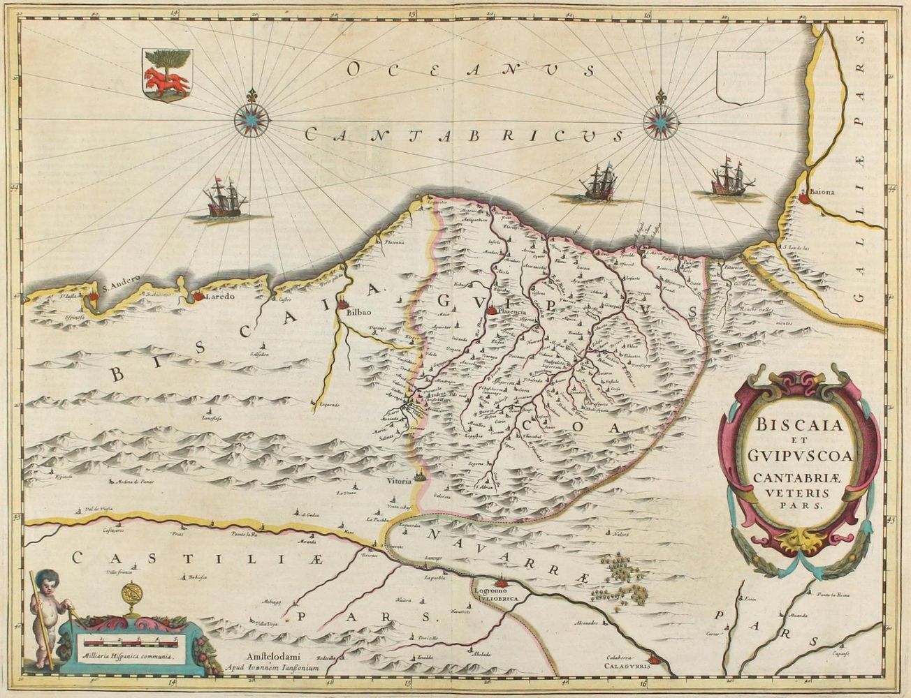 Große Abbildung Nr.1: 120-2508 Biscaya u. Guipúzcoa.: (Ausland, Spanien)