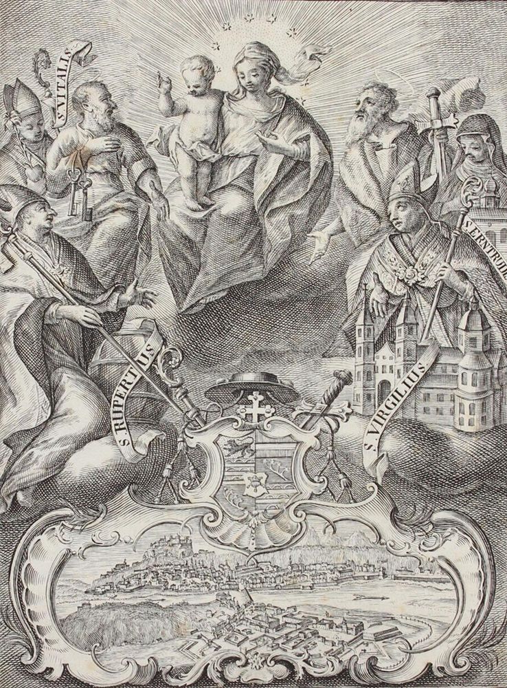 Große Abbildung Nr.1: 120-2570 Salzburg: (Künstlergraphik, Ausland)