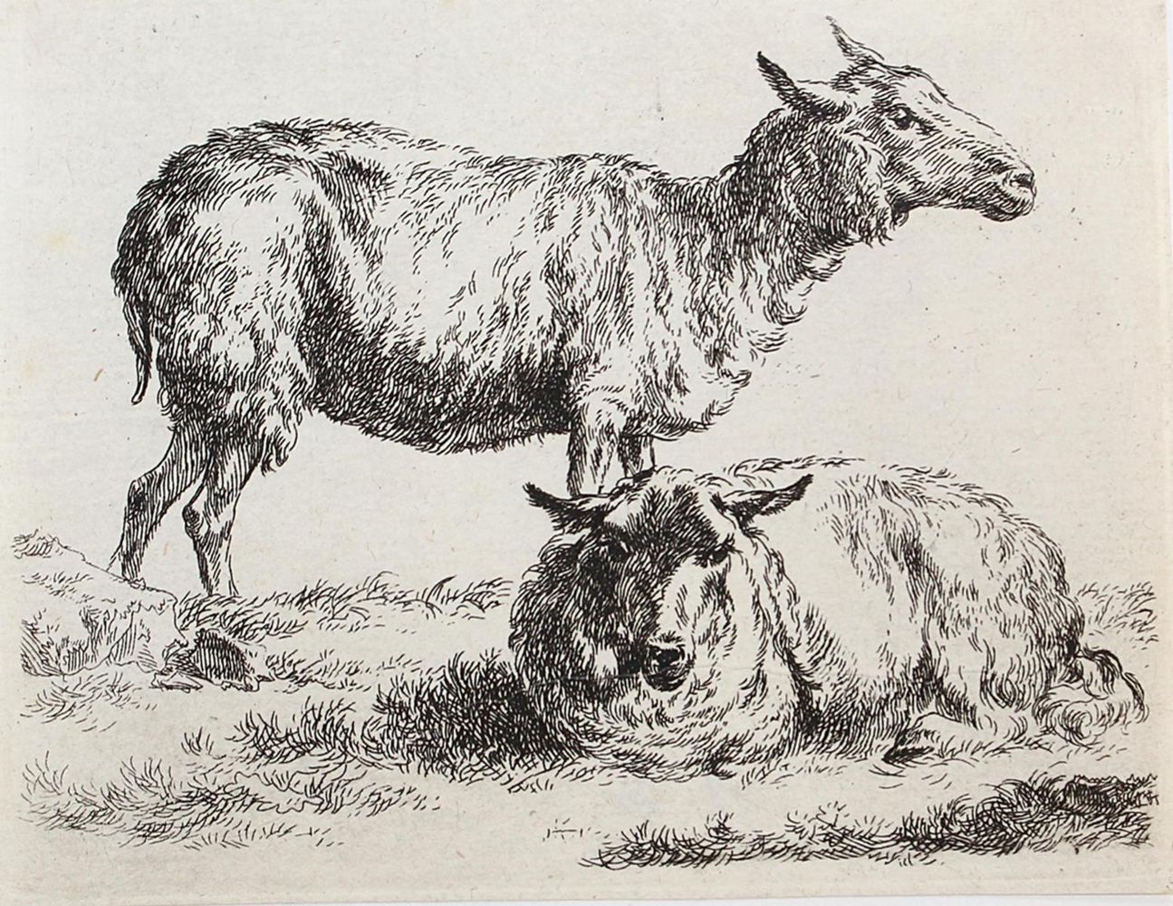 Große Abbildung Nr.2: 120-2615 Berchem, Nicolaes: (Künstlergraphik)