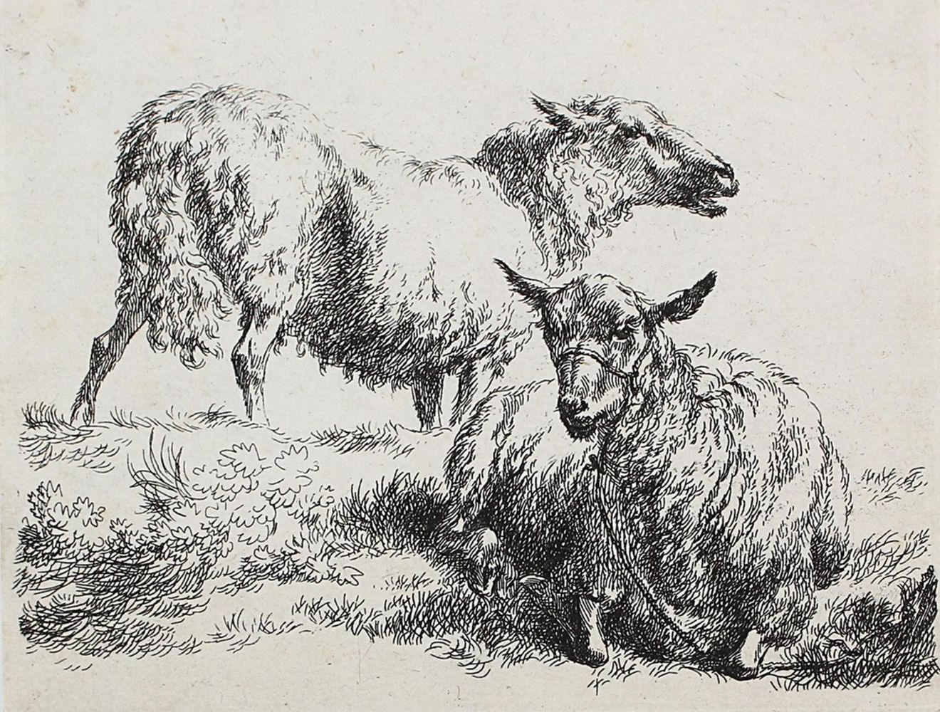Große Abbildung Nr.3: 120-2615 Berchem, Nicolaes: (Künstlergraphik)