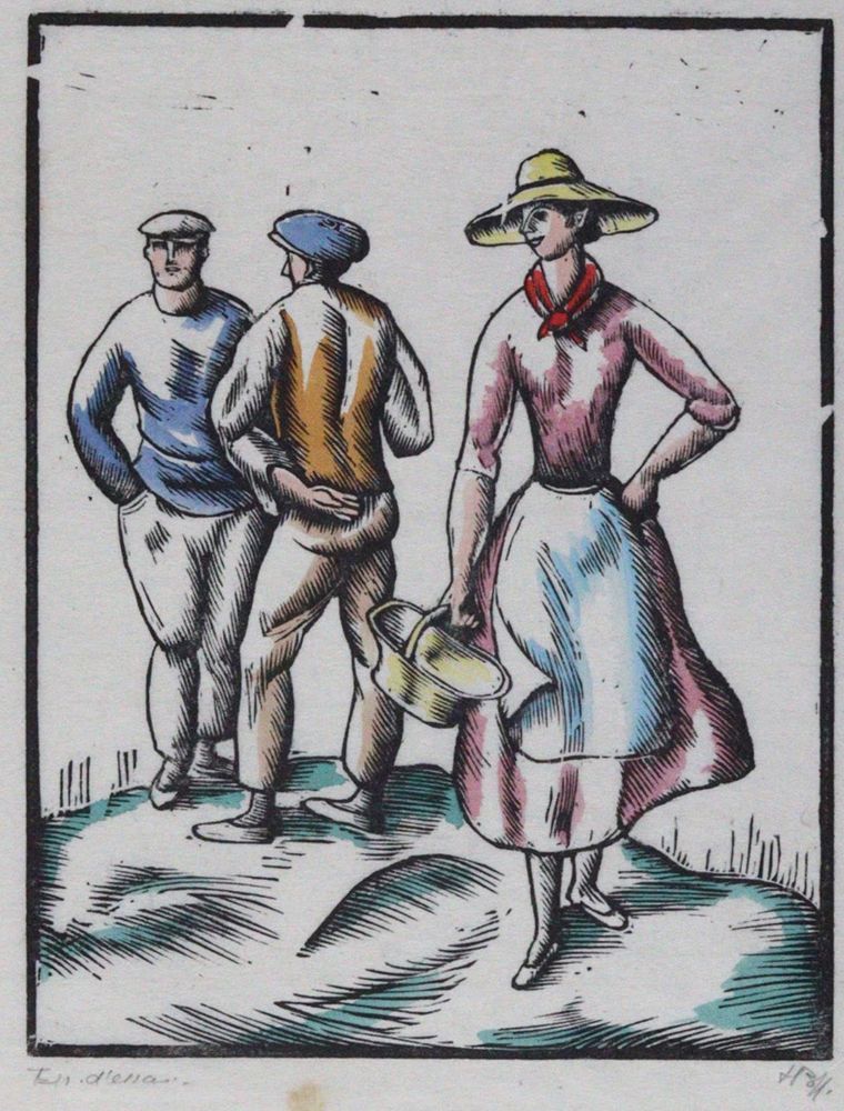 Große Abbildung Nr.2: 120-2636 Bischoff, Henry: (Künstlergraphik)